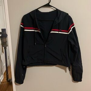Brandy Melville cropped wind breaker zip up